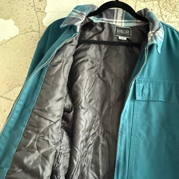 Valor Jacket Calvary Twill Flannel Men's L NWT Workwear Utility Full Zip LS Coat - Picture 6 of 9